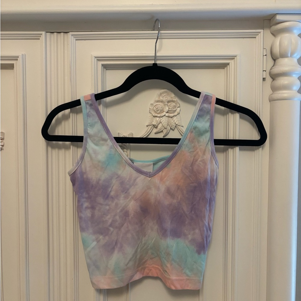 Skylar + Madison Pastel Tie-Dye Tank Top